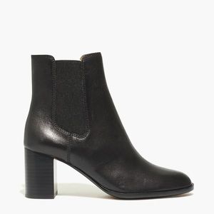 The Laura Chelsea Boot in Leather 6.5 Madewell